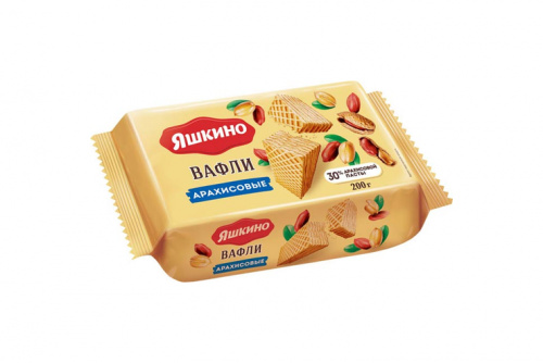  laquo;Яшкино raquo;, вафли арахисовые, 200 nbsp;г