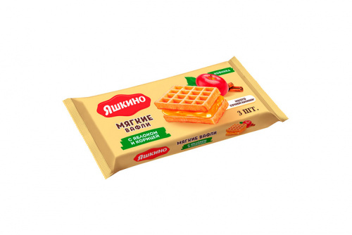  laquo;Яшкино raquo;, вафли мягкие с яблоком и корицей, 120 nbsp;г