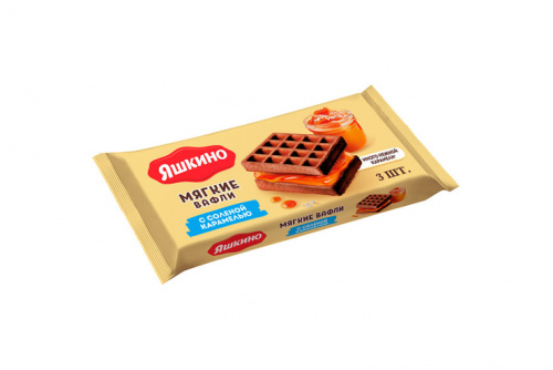  laquo;Яшкино raquo;, вафли мягкие с солёной карамелью, 120 nbsp;г
