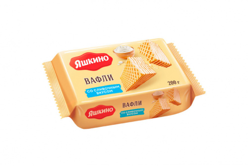  laquo;Яшкино raquo;, вафли  laquo;Сливочные raquo;, 200 nbsp;г