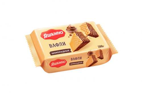  laquo;Яшкино raquo;, вафли  laquo;Шоколадные raquo;, 200 nbsp;г