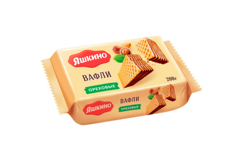  laquo;Яшкино raquo;, вафли  laquo;Ореховые raquo;, 200 nbsp;г
