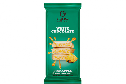  laquo;O  039;Zera raquo;, шоколад белый  laquo;Ананас и взрывная карамель raquo;, 90 nbsp;г